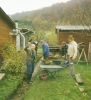 Herbst 1987 Drainage verlegen Bahnseite