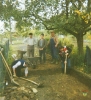 Herbst 1987 Drainage verlegen Bahnseite