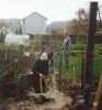 Waserleitung Vereinshaus verlegen Ocktober 1988