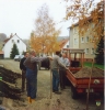 Waserleitung Vereinshaus verlegen Ocktober 1988