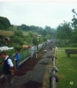 Juni 1989 Drainage verlegen