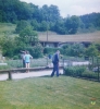 Juni 1989 Drainage verlegen