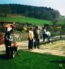 April 1990 Arbeitseinsatz beim Vereinsheim