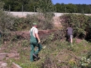 06.08.2008 Arbeitseinsatz Einfahrt Vereinsheim