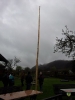 20.04.2013 Maibaum aufstellen Probelauf