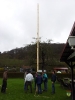 20.04.2013 Maibaum aufstellen Probelauf