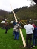 20.04.2013 Maibaum aufstellen Probelauf