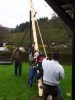 20.04.2013 Maibaum aufstellen Probelauf