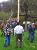 20.04.2013 Maibaum aufstellen Probelauf