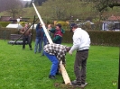 20.04.2013 Maibaum aufstellen Probelauf
